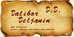 Dalibor Deljanin vizit kartica